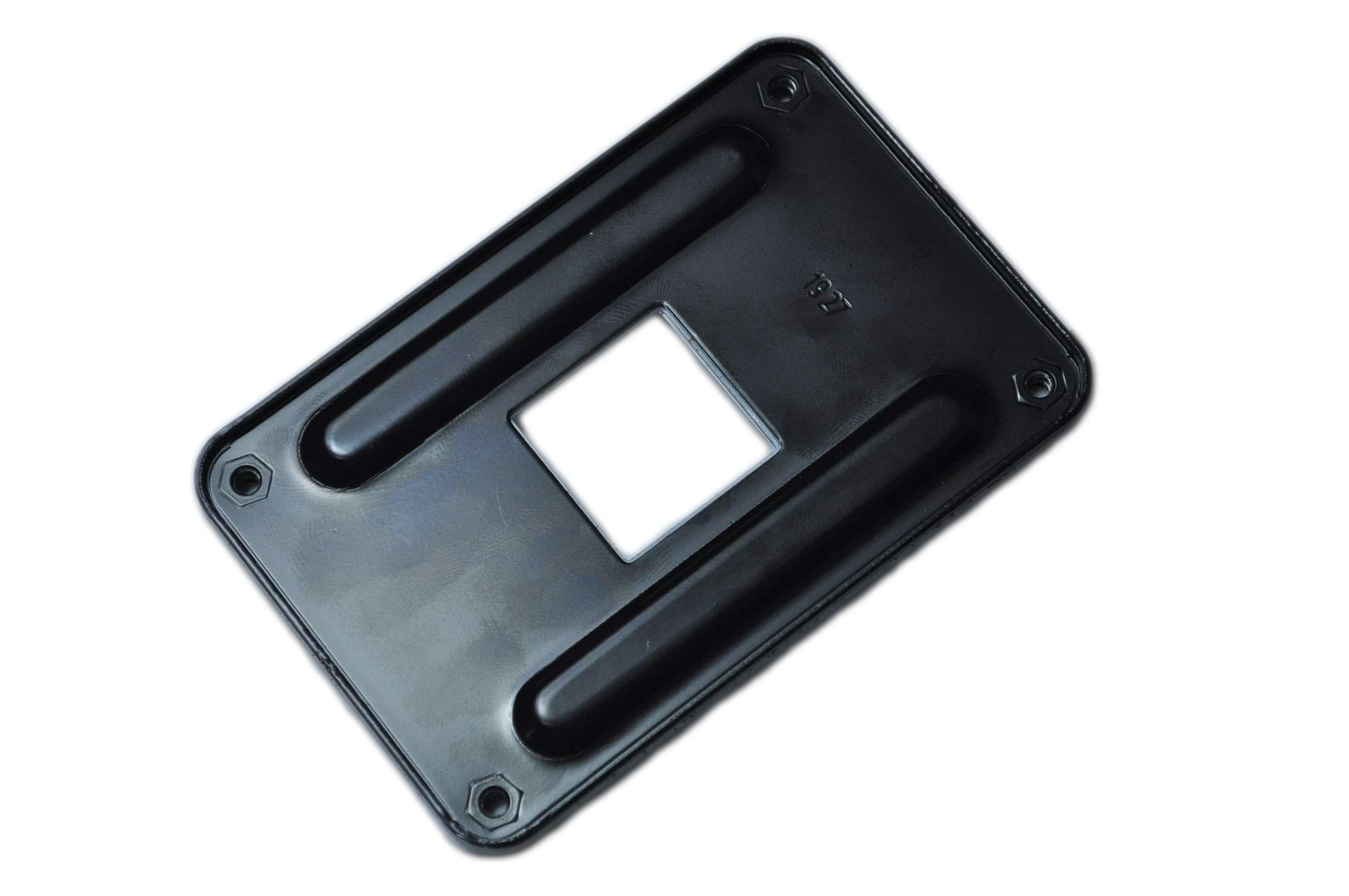 Durable CPU Heatsink Backplane 6#-32 Fixed Thread Bracket, Iron Plate with Good Heat Dissipation for AMD/AM4+ Black