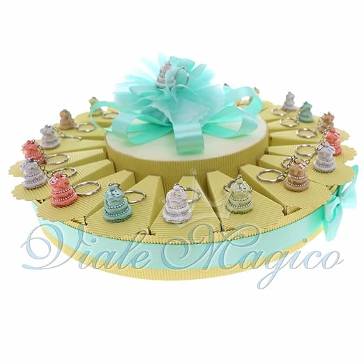 Bomboniere Compleanno Segnaposto Portachiavi Torta Pastello 18 Anni Ragazzo Ragazza Spedizione Gratuita 20 Pezzi