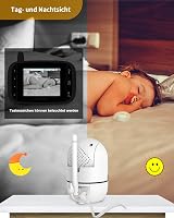HelloBaby Baby Monitor Camera 2x Zoom Night Vision 355° Pan 120° Tilt 1000ft view 4