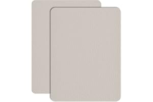 HUIMEILE Leather Repair Patch Tape 8×12 inch 2 pcs Furniture Leather Strong Self Adhesive Tape for Sofas Couch Car Seats Cabinets Bags Anti Scratch Patches First Aid Patch Fixing Leather Ivory Grey2.0