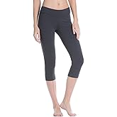 Fishers Finery Women's Ecofabric Classic Athletic Workout Yoga Capri