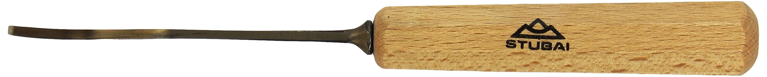 Stubai 523402 Wood Carving Chisel Type 34 with Wooden Handle, Gold/Beige, 2 mm
