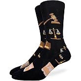 Good Luck Sock Men's Law Socks, Adult, Shoe Size 7-12