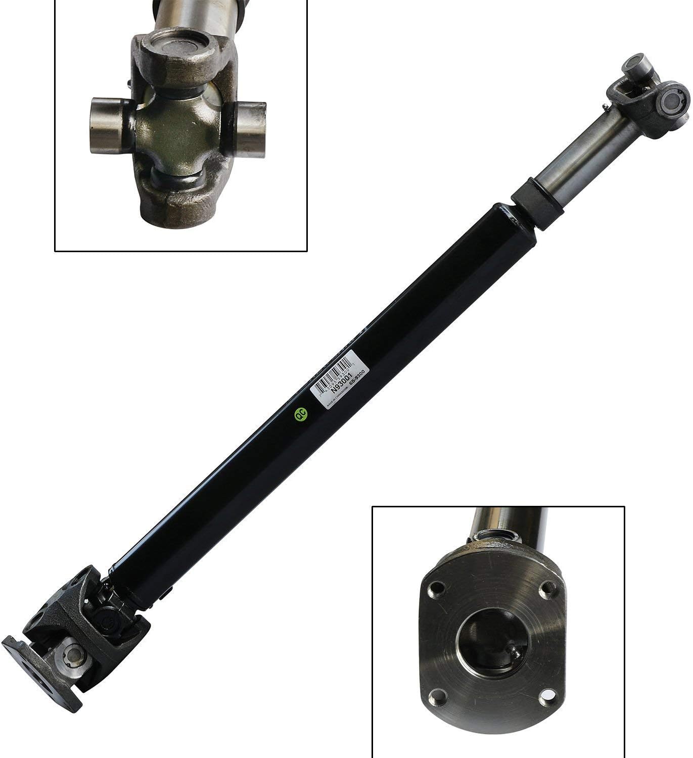 CRS N-93001 New Prop shaft/Drive Shaft Assembly, Front, for Ford 2003 Excursion/ 1999-2006 F350 Super Duty/ 1999-2010 F250 Super Duty, about 37 1/5" Length