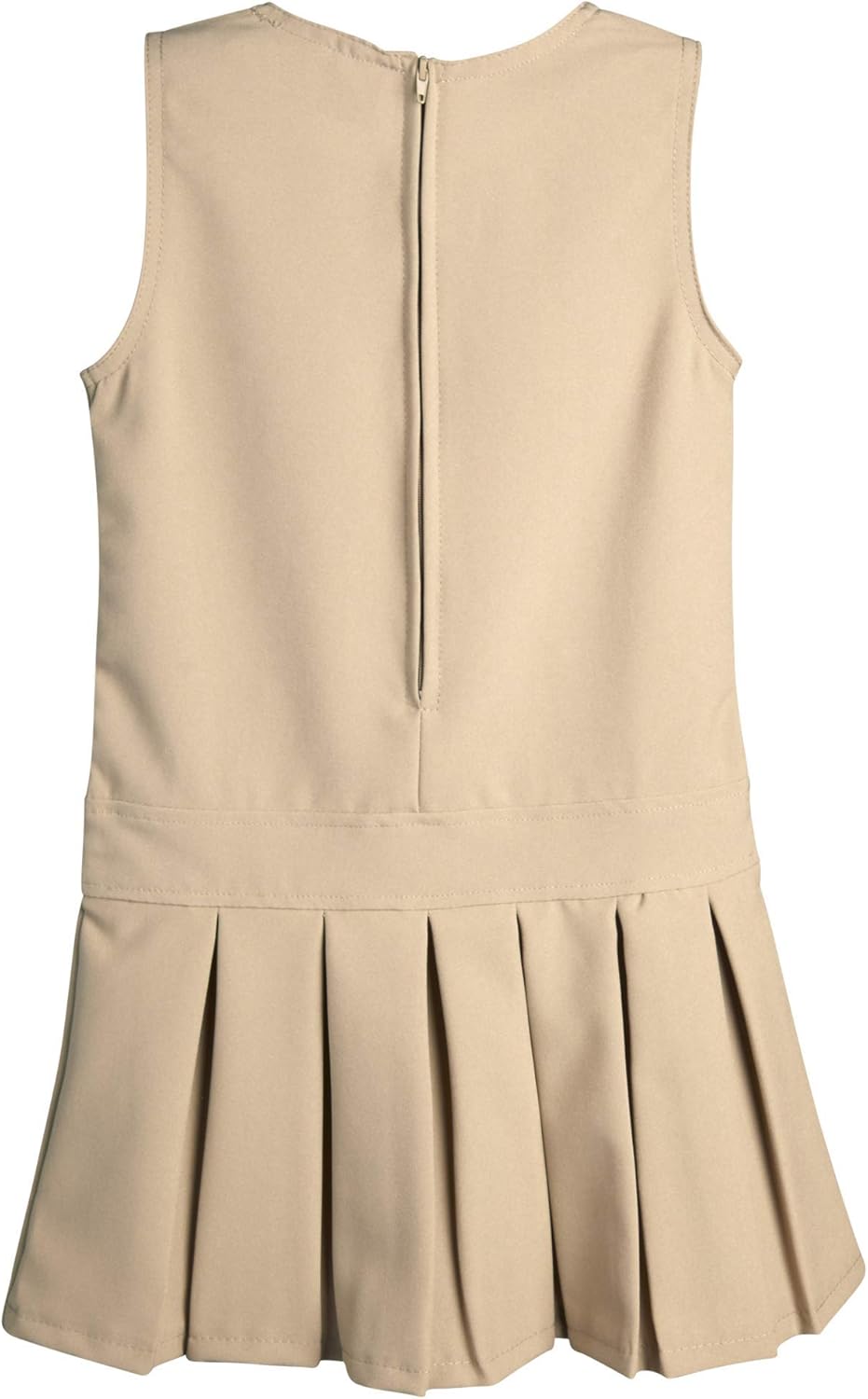 U.S. Polo Assn. Girls’ School Uniform - Sleeveless Jumper Dress with Pleated Skirt: Clothing