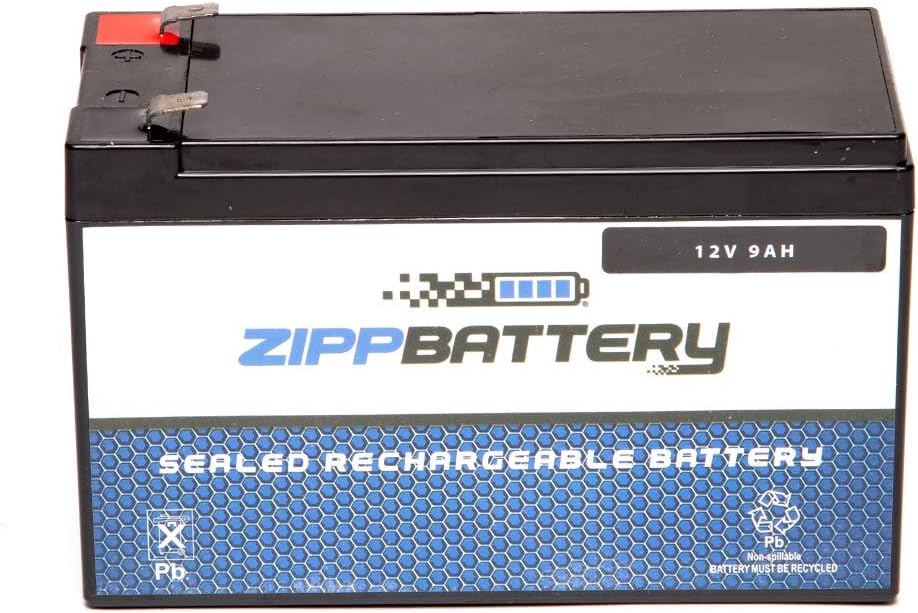 12 volt 9.5 amp gray battery