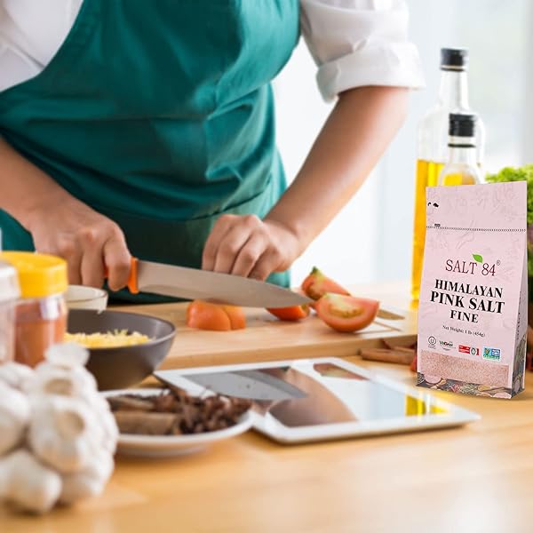 SALT 84 HIMALAYAN CHEF PINK SALT, FINE GRAIN, 1 POUND (PACK OF 1)