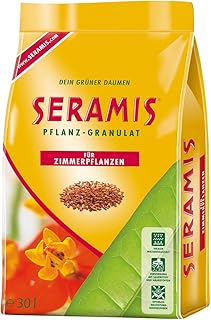 Seramis Ton-Granulat als Pflanzenerden-Ersatz für Zimmerpflanzen, Grün-, Blühpflanzen und Kräuter, Pflanz-Granulat, Ton-Farbe, 30 Liter