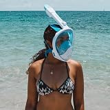 G2RISE SN01 Full Face Snorkel Mask with Detachable Camera Mount view 2