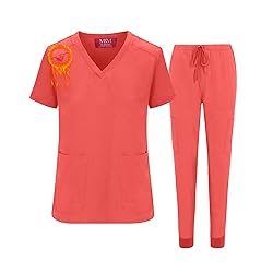 M&M SCRUBS Women's Essential Jogger Scrub Set