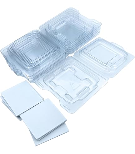 Amazon.com: 6Pcs Thickened Plastic CPU Clamshell Protective Case
