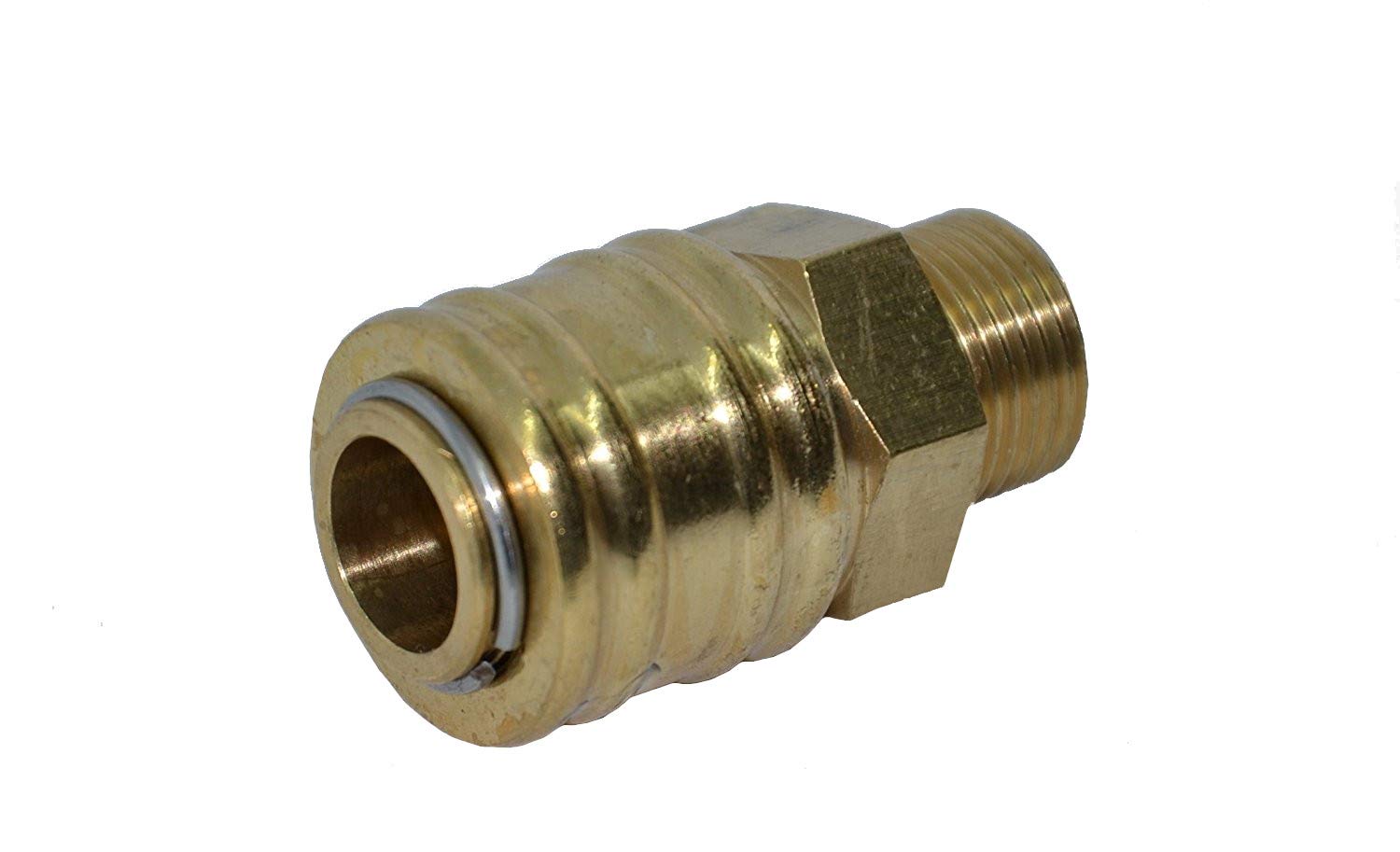 Druckluft Schnellkupplung Messing Druckluftkupplung mit Innengewinde Aussengewinde Schlauchtülle ...