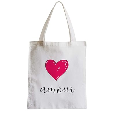 Fabulous Grand Sac Shopping Plage Etudiant Amour Avec Coeur