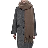MININAI Women Chunky Scarf, Soft Warm Winter Scarf for Cold Weather, Christmas Blanket Scarves Pashmina Shawl Wrap