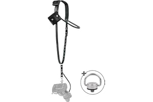 C COIRO Leather Camera Strap for One Camera - Professional Single Leather Camera Harness for Photographers Quick Release Gear DSLR