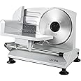 OSTBA Meat Slicer Machine for Home, Electric Deli Food Slicer with Removable 6.7” Stainless Steel Blades, 0-15mm Adjustable Thickness, Easy to Clean, 150W, Ideal for Cold Cuts, Cheese, Bread, Fruit