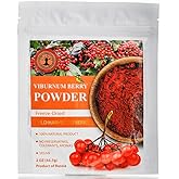 Wild Harvested Viburnum Berry Freeze-Dried Powder – 2 Oz – Natural Viburnum Powder, No added sugar, No GMOs