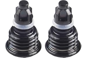 CRIDENG 2Pcs Bicycle Bleed Screws, Titanium Alloy Bike Brake Lever Bleed Screws With O-ring For Magura MT2 MT4 MT5 MT7 MT8 Bike Hydraulic Disc Brake System(Black)