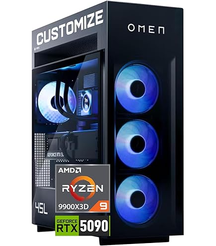 Amazon.com: HP OMEN 45L Gaming 5090 Desktop PC, Intel Core Ultra 9