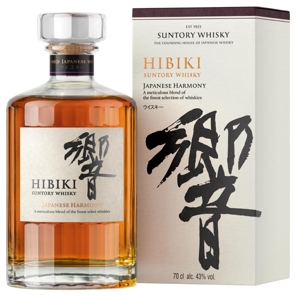 Hibiki Japanese Harmony | Suntory Whisky | mit Geschenkverpackung | sanfter langanhaltender Nachgeschmack | 43% Vol | 700 ml