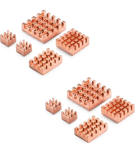 Antrader 15 X 15 X 0.5mm Laptop GPU CPU Heatsink Thermal