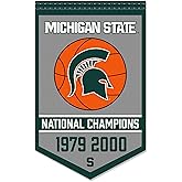 Michigan State Spartans Basketball National Champions Banner