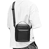 WEPLAN Crossbody Bag for Men, mini man purse,Travel Messenger Shoulder Bag for Men, Small Side Bags for Mens
