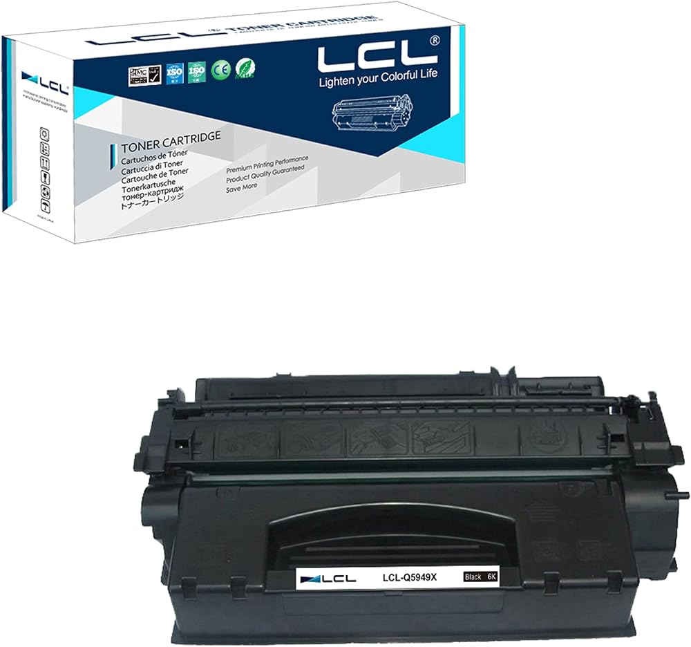 LCL 49X Toner Black 6000 Pages for HP LaserJet 1320 3390 3392 Q5949X