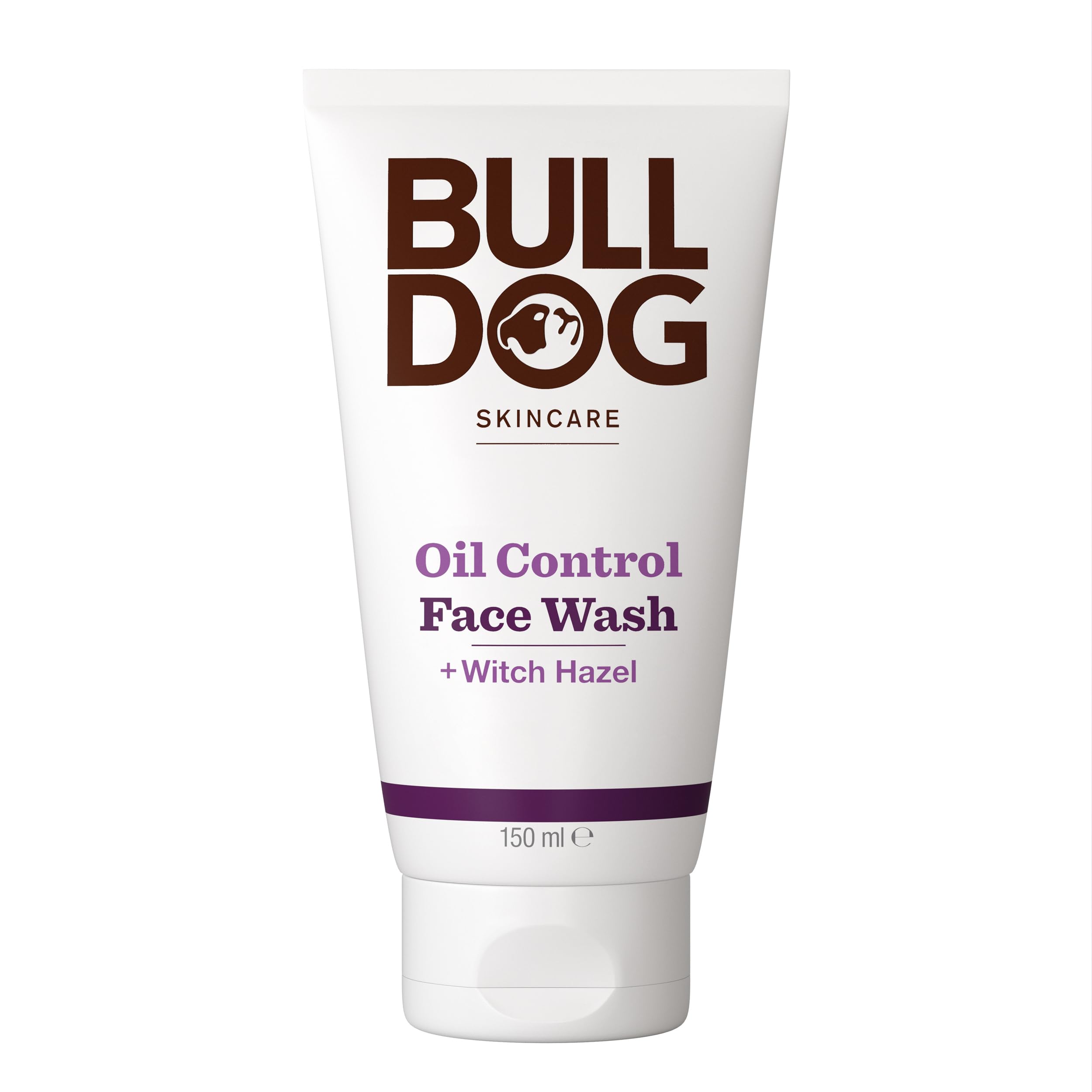 Bulldog Skincare Oil Control Face Wash for Men, Men's Grooming, Men's Face Wash Cleanses and Helps Remove Excess Oils, 150ml