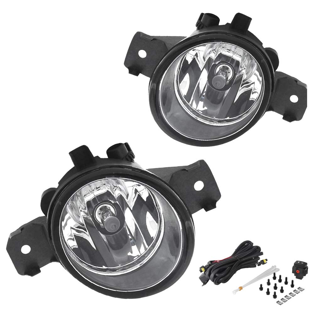 Front Fog Light Kit For 2004-2006 Mazda 3 Sedan – H11 12V With Bezel, Switch & Wiring