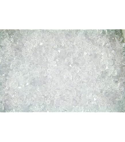 BeadTin Root Beer Transparent 18mm Sunburst Craft Beads - 135 Pieces For Jewelry Making