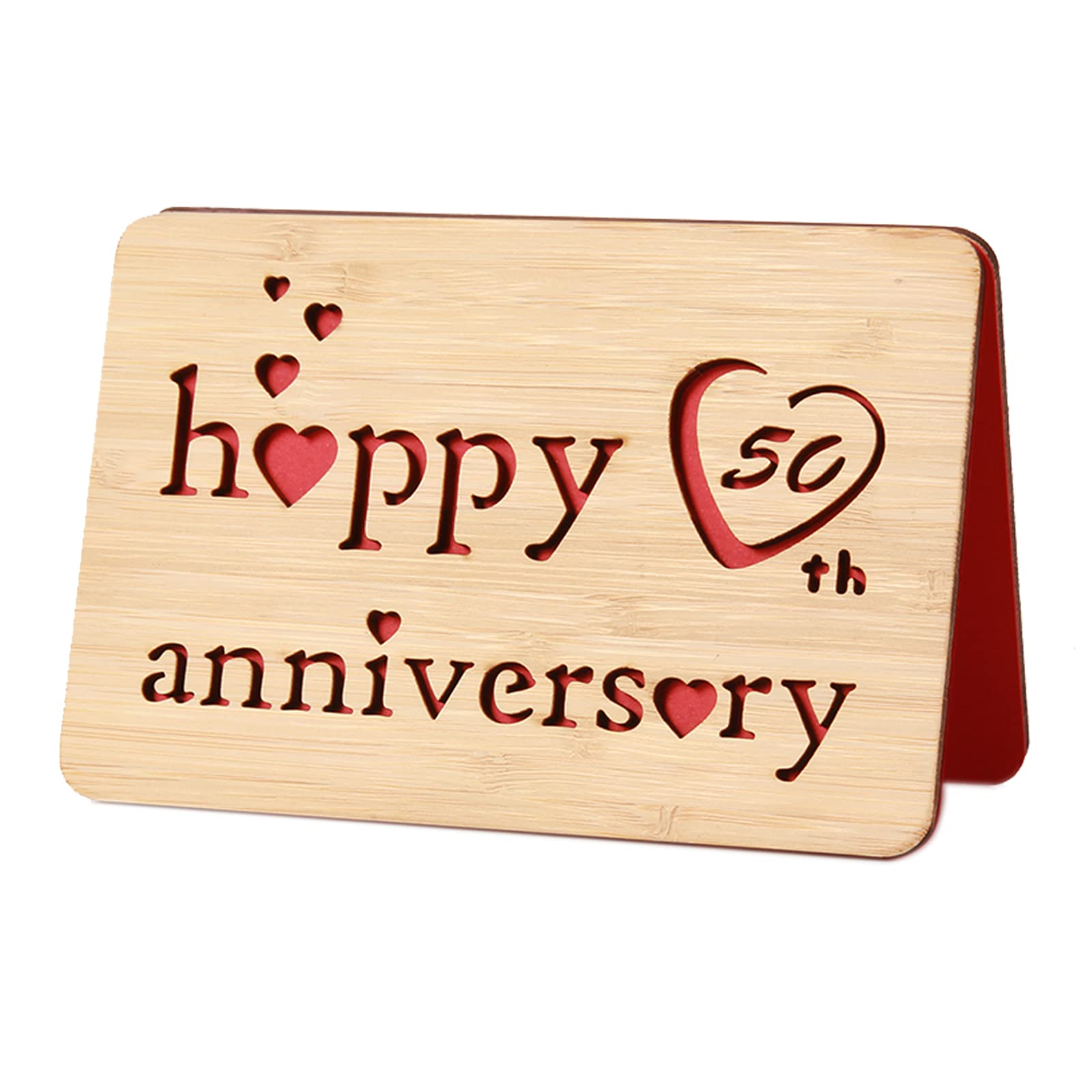 50th Wedding Anniversary Cards for Mum and Dad,50 Year Wedding Anniversary Decorations for Parents or Couple,50yr Golden Wedding Gifts for Husband or Wife