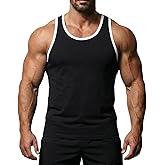 Magiftbox Mens Quick-Dry Workout Lightweight Stringer Training Singlet Athletic Muscle Tank Tops for Men T48