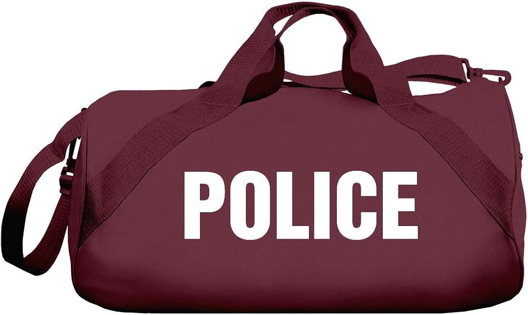 Police Duffel Barrel Duffel Bag Clothing