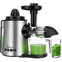 Sagnart Masticating Juicer | Slow Juicer Extractor| Cold Press Juicer| Celery Juicer Machines Easy to Clean | Reverse Functio