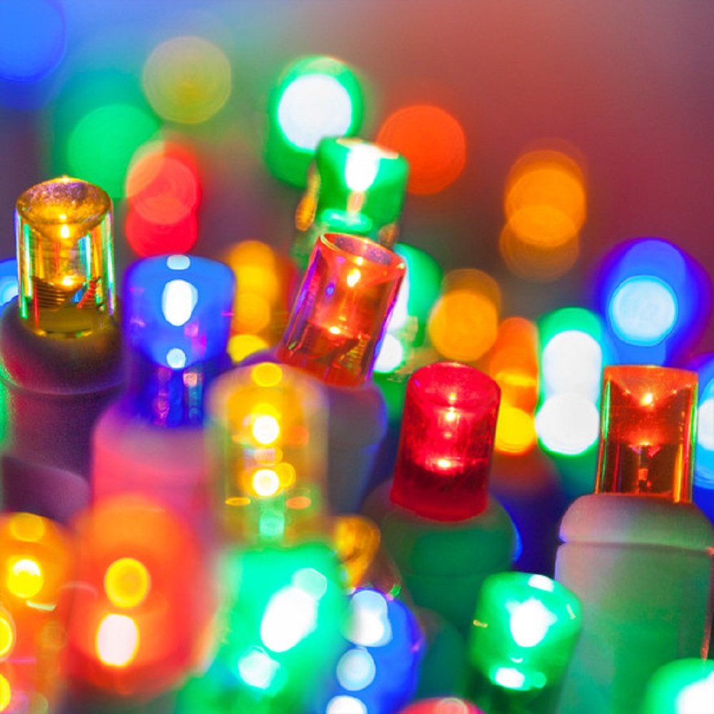 Holiday Essence 60 LED Mini Christmas Lights, Multi Color, Professional