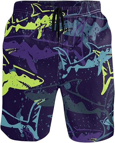 mens shark bathing suit