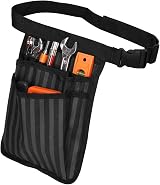 UKTYUAS Canvas Tool Belt Pouch Small Pocket Waist Bag Electrician Carpenter view 2