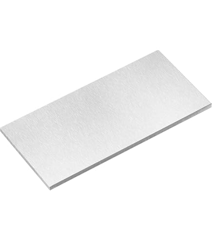 Uxcell 6061 Aluminum Sheet, 6" X 6" X 1/16" Rectangle Aluminum Plate 1.5mm Thick Flat Metal Stock With Protective Film For Industry Welding Crafting