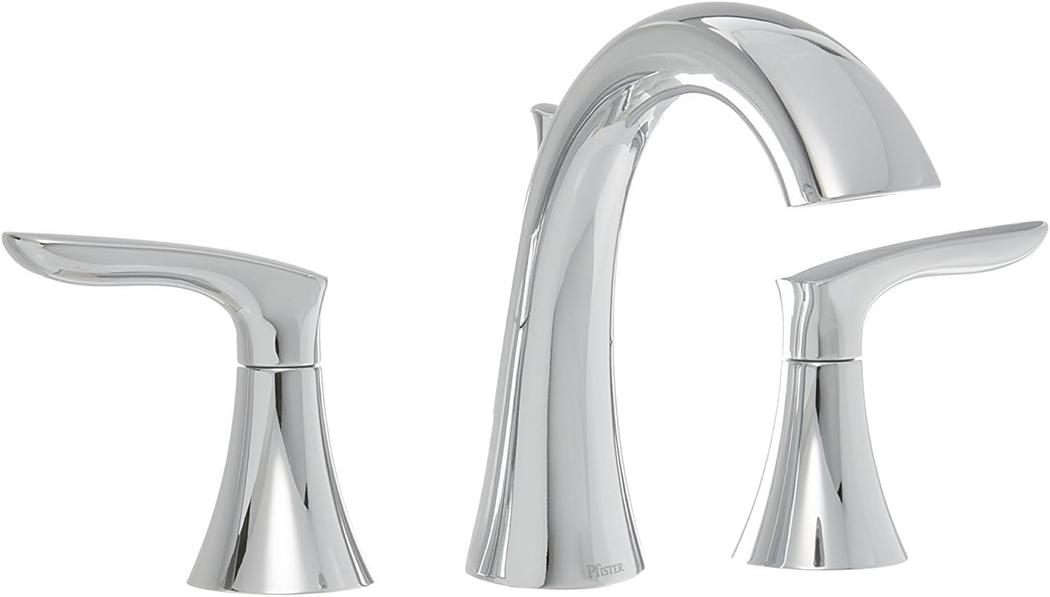 Pfister Weller LG49WR0C Widespread Bath Faucet, polished chrome finish - - 