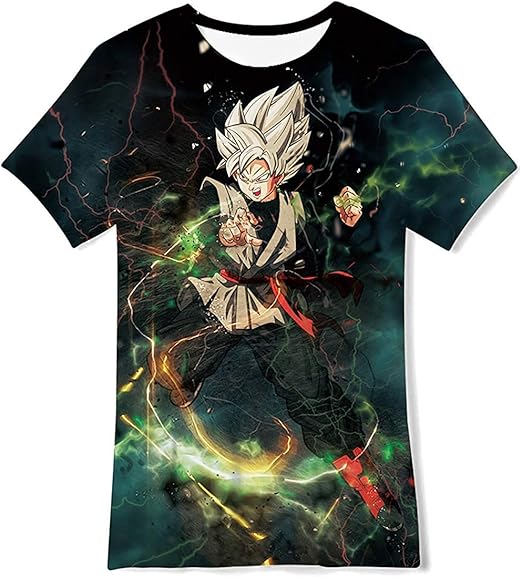 Amazon Opcolvボーイズガールズドラゴンボールzシャツキッズティーンエイジャー3dプリントグラフィックtシャツ6 16年 4xl Tシャツ カットソー 通販