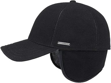 cashmere baseball cap with ear flaps