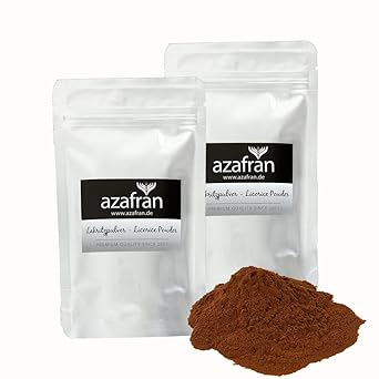 Azafran Lakritzpulver - Süßholz gemahlen 400g