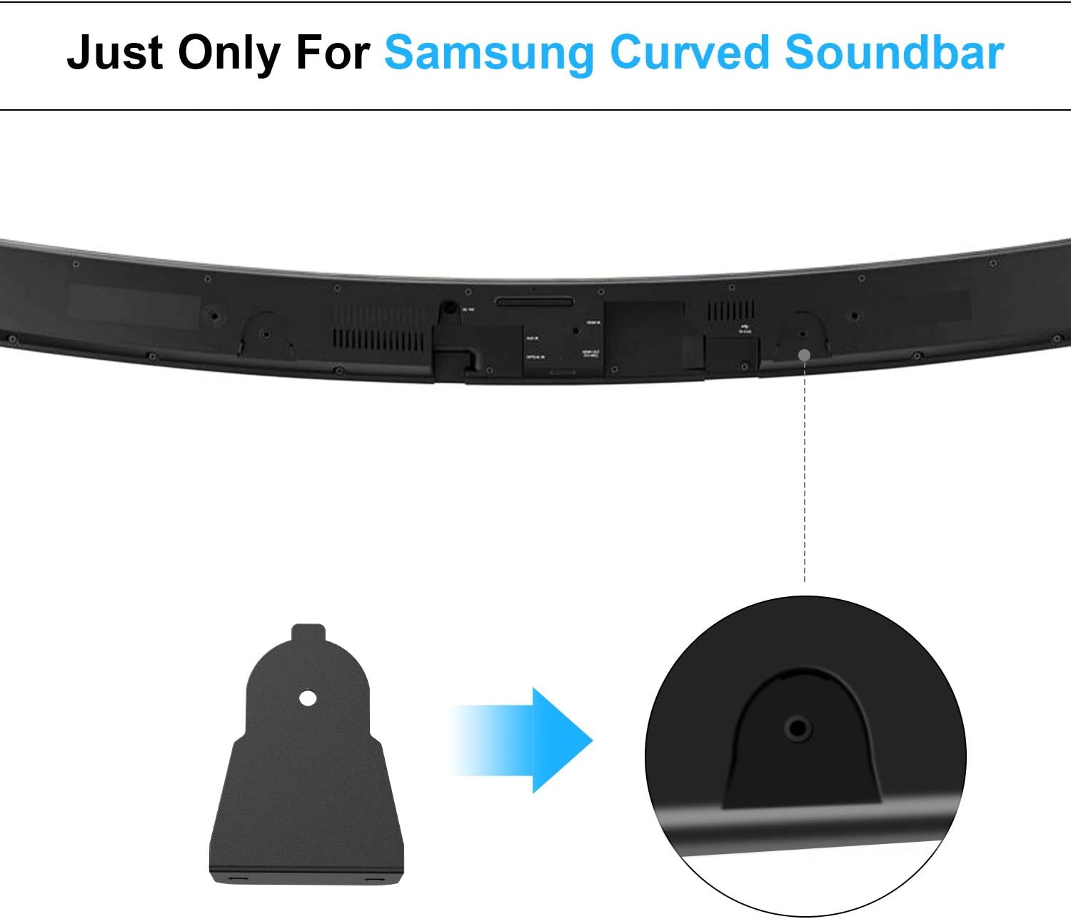 curved soundbar bracket