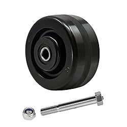 LONGRUNFORU 4" x 2" Industrial Casters, Phenolic