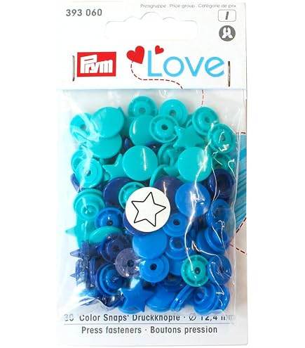 Assorted Color Snaps For Baby Clothes Prym Love Popper Snaps - 12.4mm ...