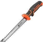 GreatNeck 74030 6 Inch Double-Edged Jab Saw, Drywall Saw, Wallboard Tools, Anti-Slip Rubber Handle, Fast and Efficient Multi-Directional Wall Cutting Tools