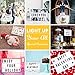 Light up Box Sign with Letters - A4 Size DIY Decorative Cinema Symbols Numbers, Fun Message Board Photo Prop for Christmas New Year Valentines Day Graduation Teen Girls Birthday Room Decoration Gifts