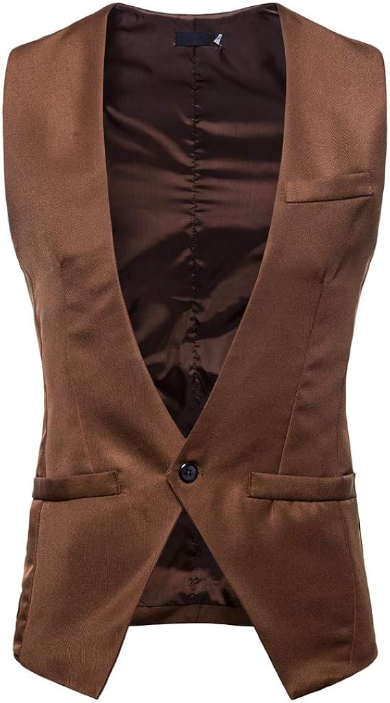 Amazon メンズ ウエストコート メンズ ポケット ベストン ドロイト ウエストコート ベスト ジャケット コート ウエストコート メンズ Xl ブラウン Ka ベスト 通販
