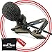 SALE CYBER MONDAY - High Sensitivity Lavalier Lapel Microphone - NeedbeaT TM - Hands Free TRRS Mini lav mic and Travel Bag - For iPhone, YouTube, Interview Recording